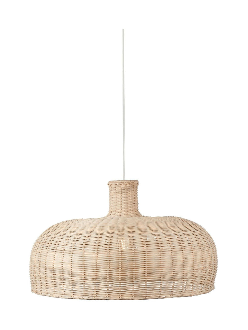 Pacific Natural Caswell rattan dome pendant 52cm, imported from the UK