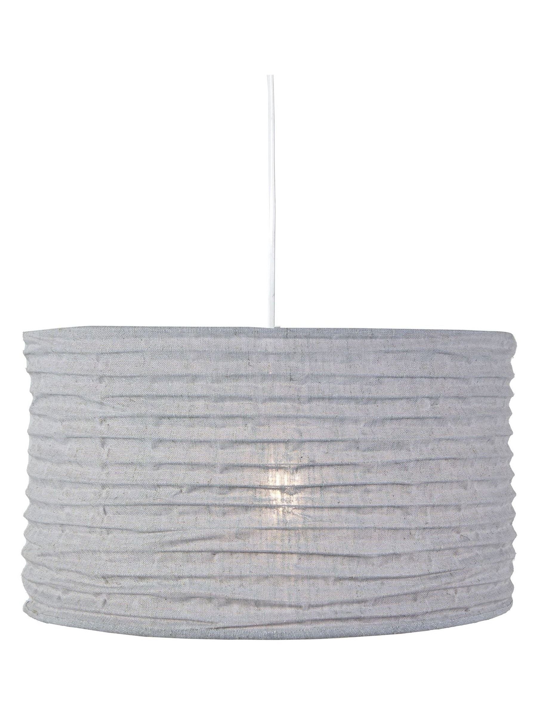 Grey jute pendant light 35cm by Patpong (British brand)