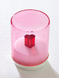 Indigo Owl pink small gem wireless table lamp, imported from the UK