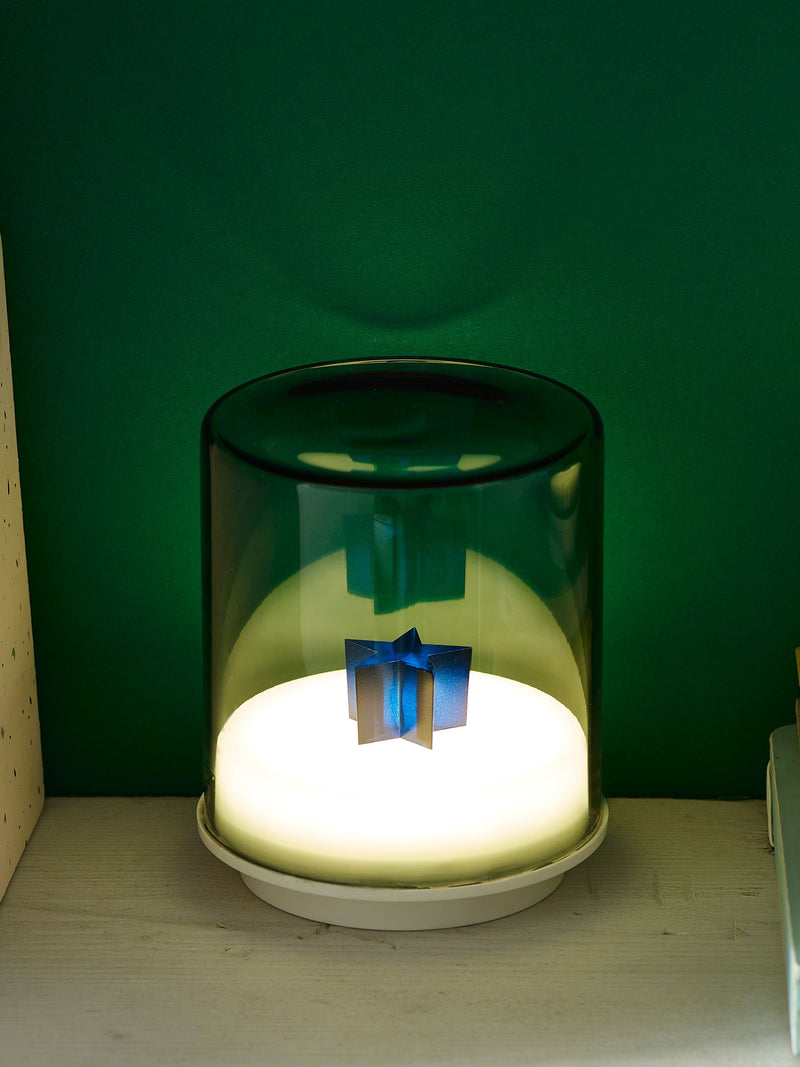 Indigo Owl Pink Small Gem Wireless Table Lamp
