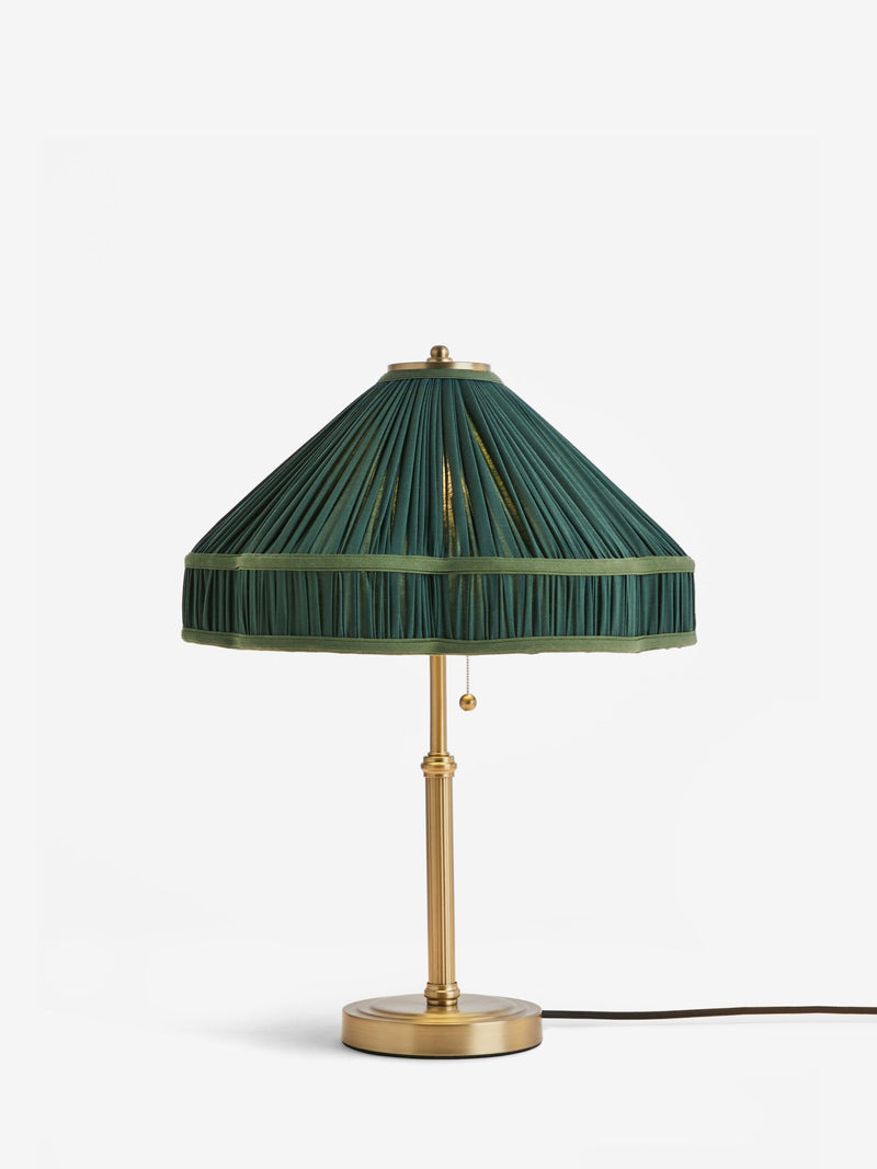 Clarke and Clarke Green Piera table lamp, UK version