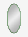 Clarke & Clarke green wobble glass mirror 90x40cm, UK version