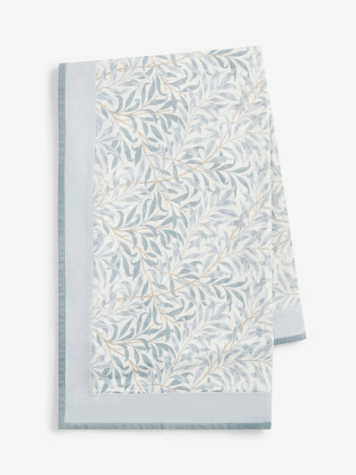 Clarke and Clarke Mineral Grey William Morris Designs Willow Boughs Cotton Tablecloth