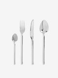 Clarke & Clarke Silver Igneous 16 piece cutlery set - British product