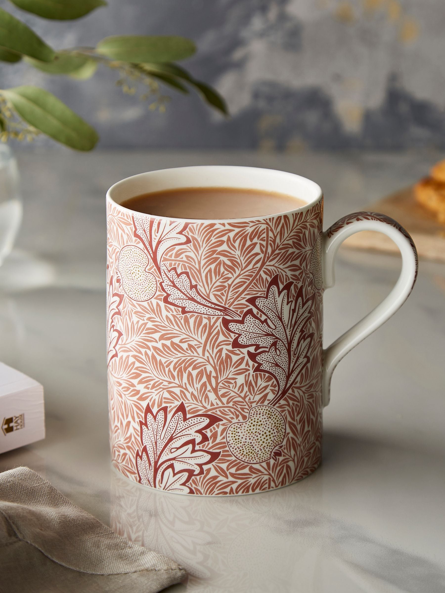 Morris & Co. Apple pattern mug set of 6, imported from the UK