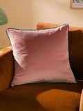 Furn Blush/Teal Meridian Velvet 45 x 45cm Cushion Cover