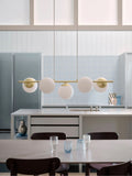 Nordlux Brass Lilly 5-spot pendant light - British product
