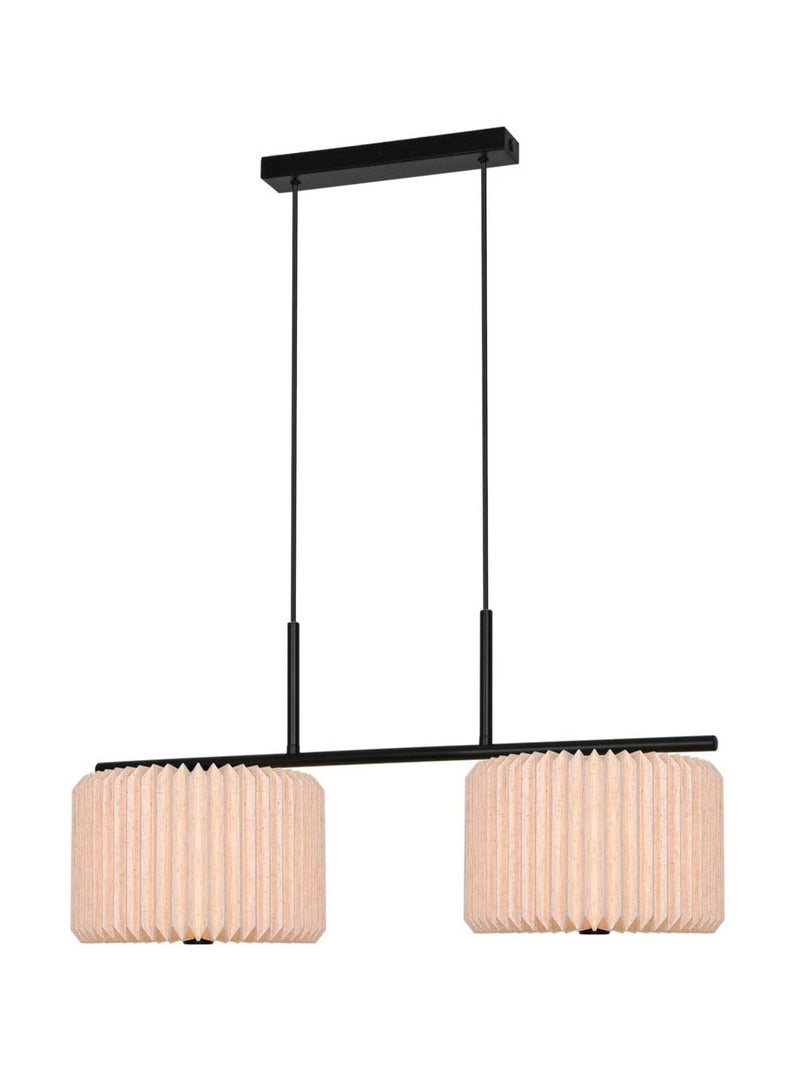 Nordlux Black Vivienne dual pendant ceiling light - British product