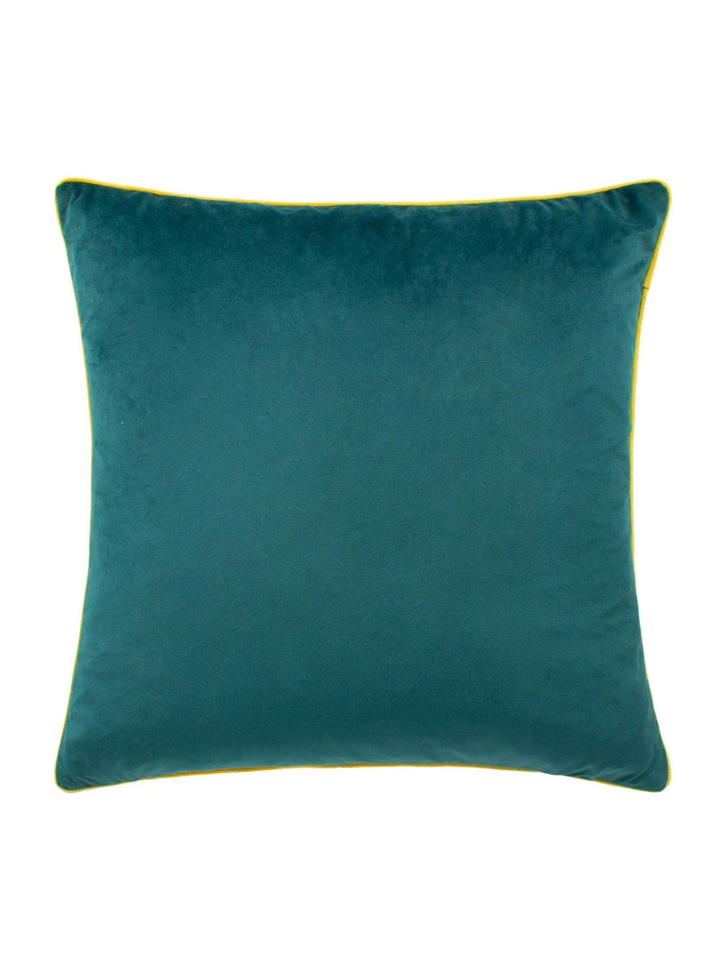 Furn velvet cushion teal/cylon 55cm, imported from the UK