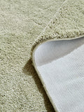 Sage Green Cosy Washable Shaggy Rug, imported from the UK