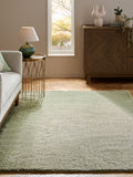 Sage Green Cosy Washable Shaggy Rug, imported from the UK