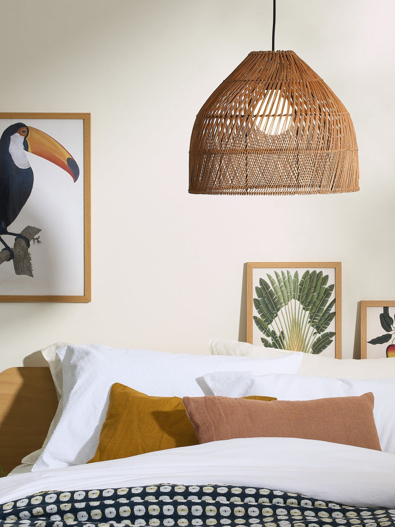MADE.COM Dark Rattan Java Large Lamp Shade