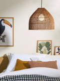 MADE.COM Dark Rattan Java Large Lamp Shade