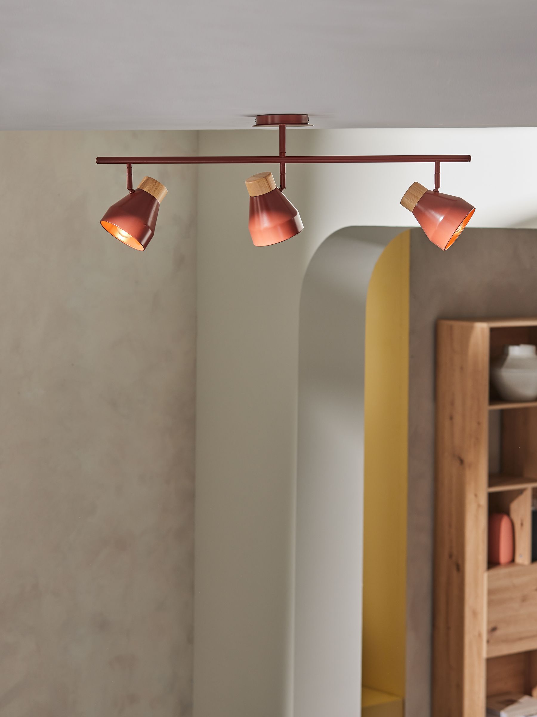 MADE.COM Cream Albert Flush Ceiling Light