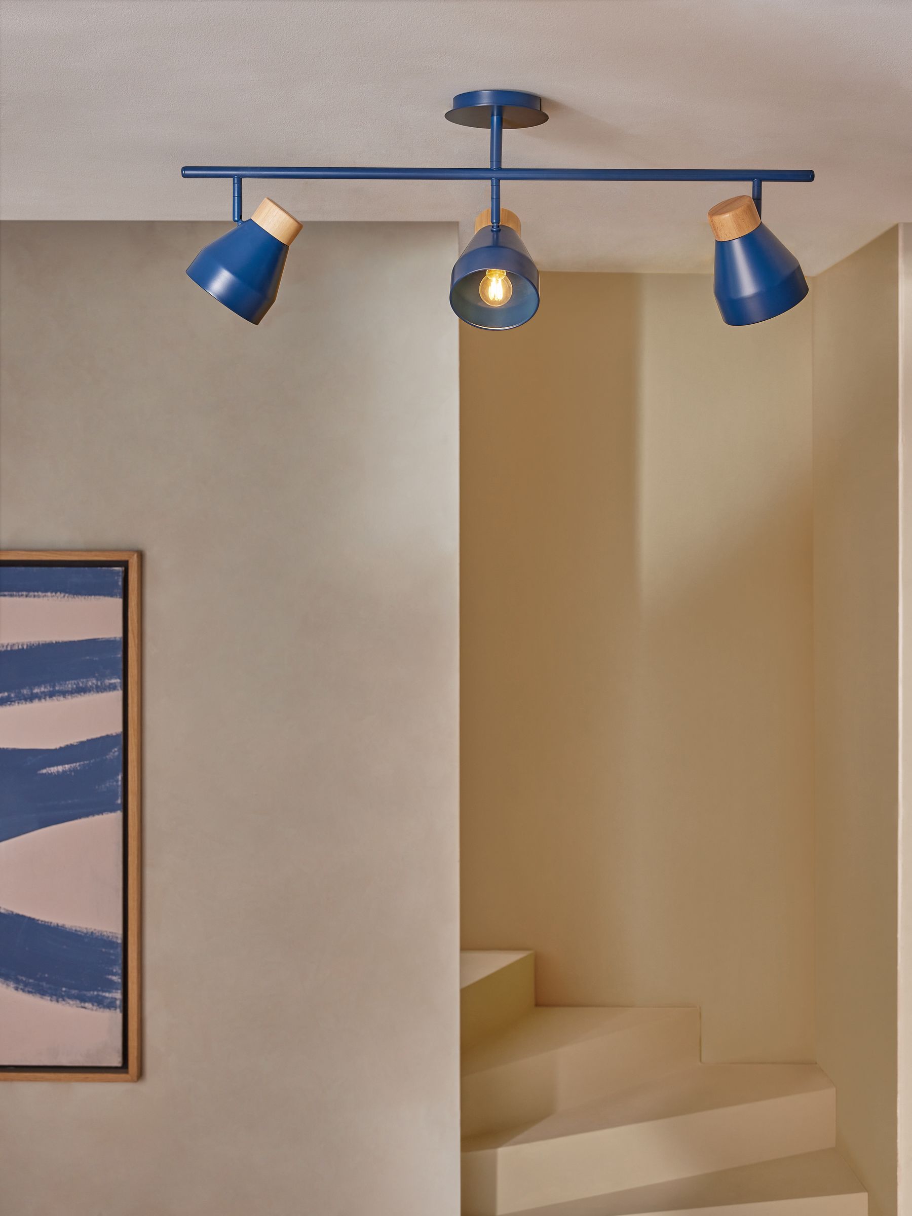 MADE.COM Cream Albert Flush Ceiling Light
