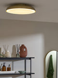 MADE.COM Brass Nura Flush Bathroom Ceiling Light