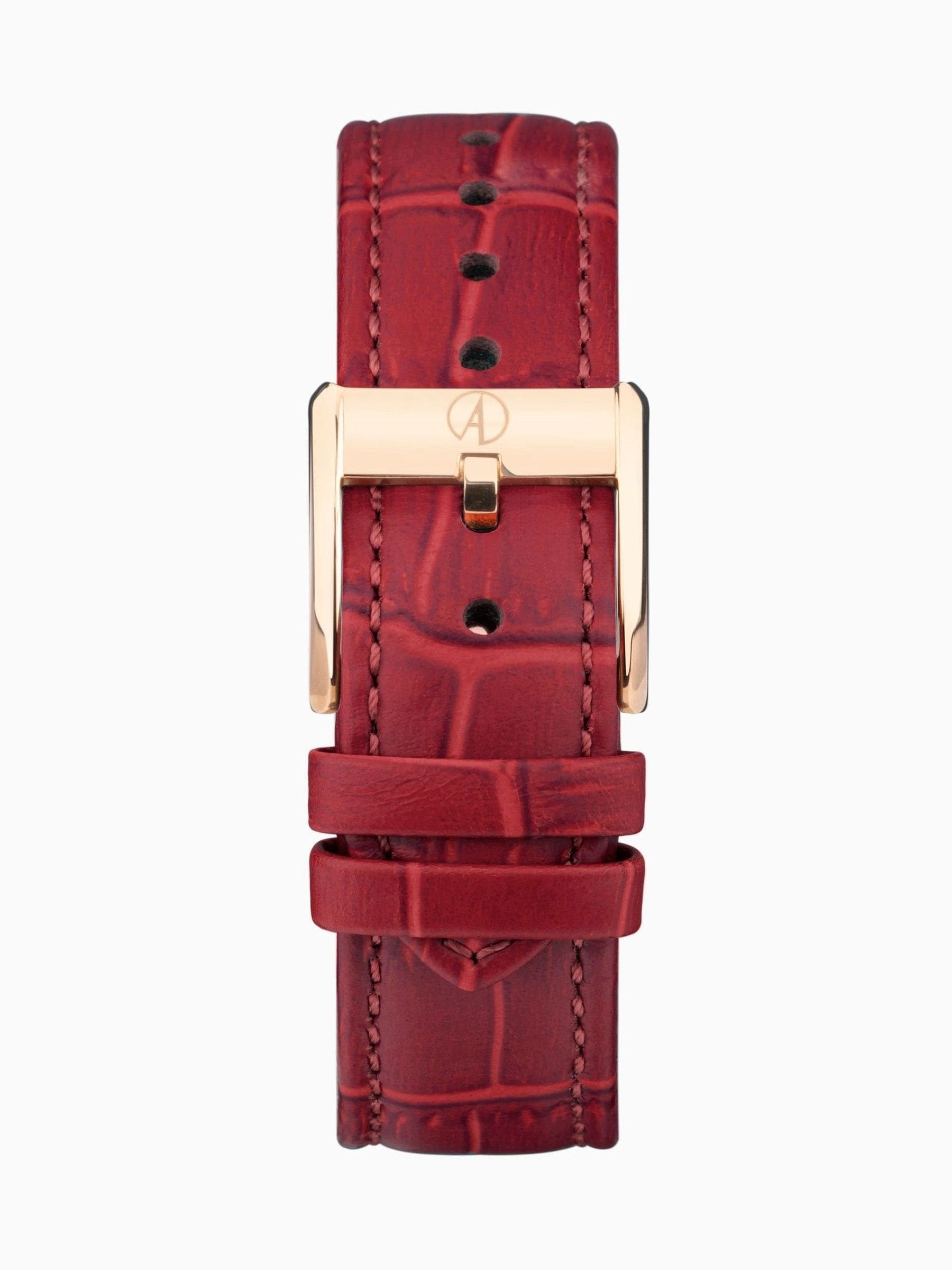 Accurist gold rectangle leather strap 26mm watch - British product
