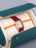 Accurist gold rectangle leather strap 26mm watch - British product
