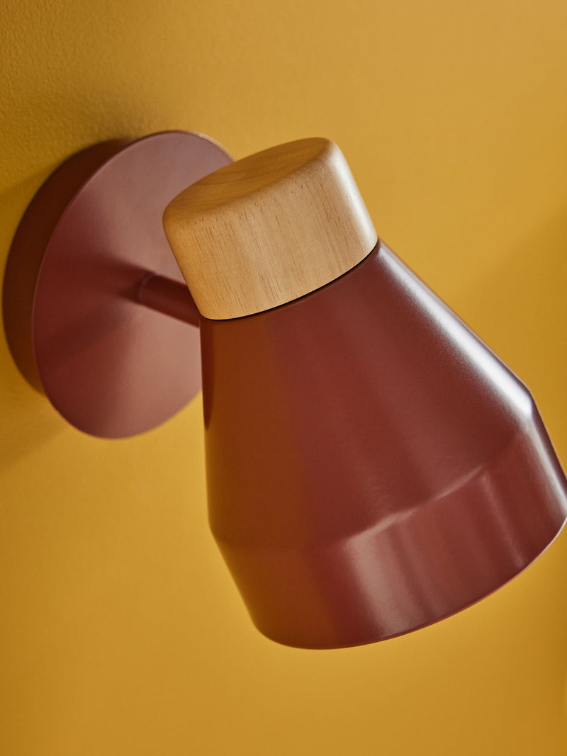 MADE.COM Albert terracotta wall spotlight, UK version