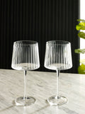 Set of 2 Clear Collins Gin Glasses