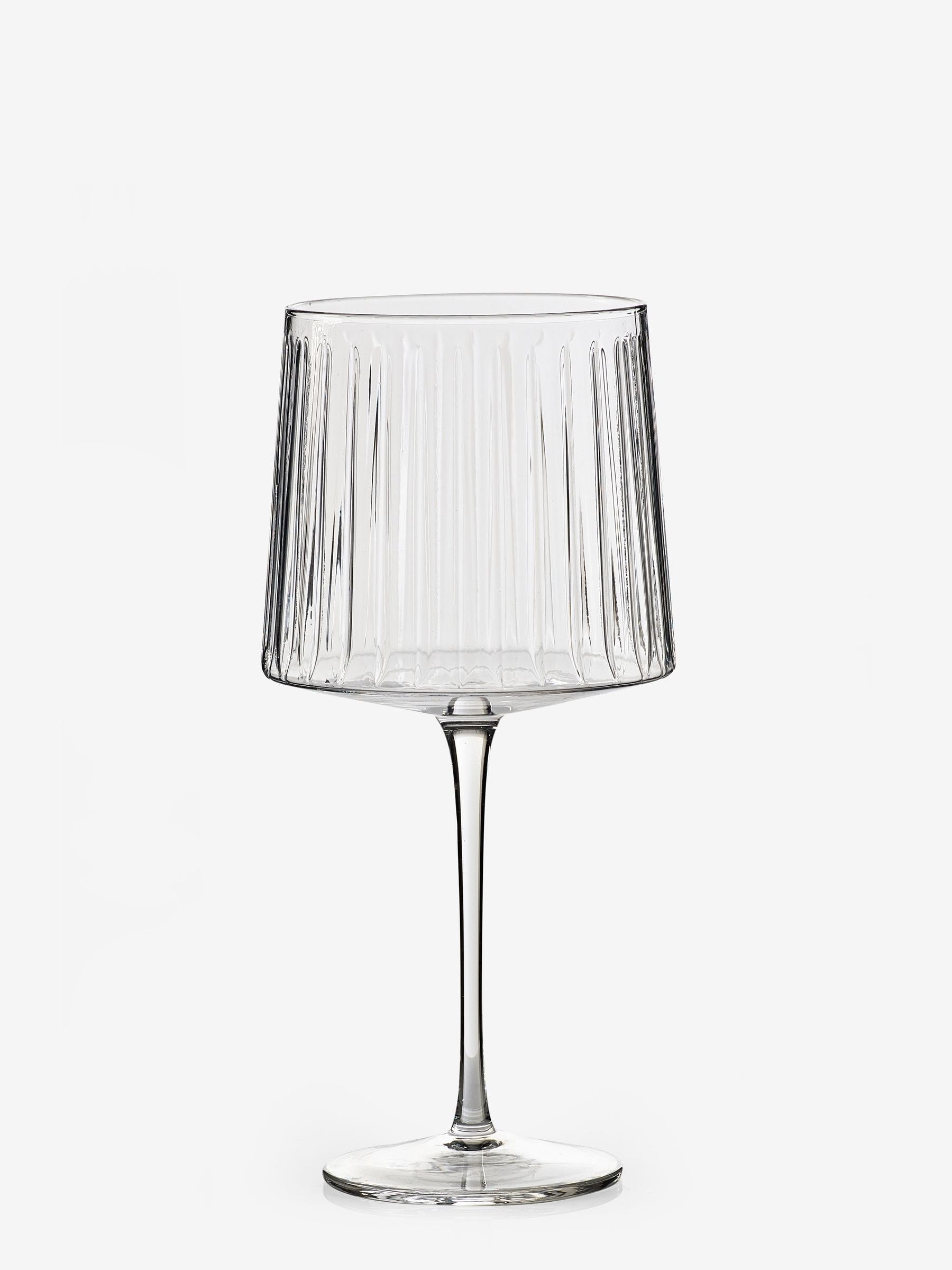 Set of 2 Clear Collins Gin Glasses