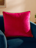 Furn Hot Pink/Lime Meridian Velvet 55 x 55cm Cushion Cover