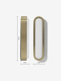 MADE.COM Nura flush bathroom wall light 33cm (British brand)