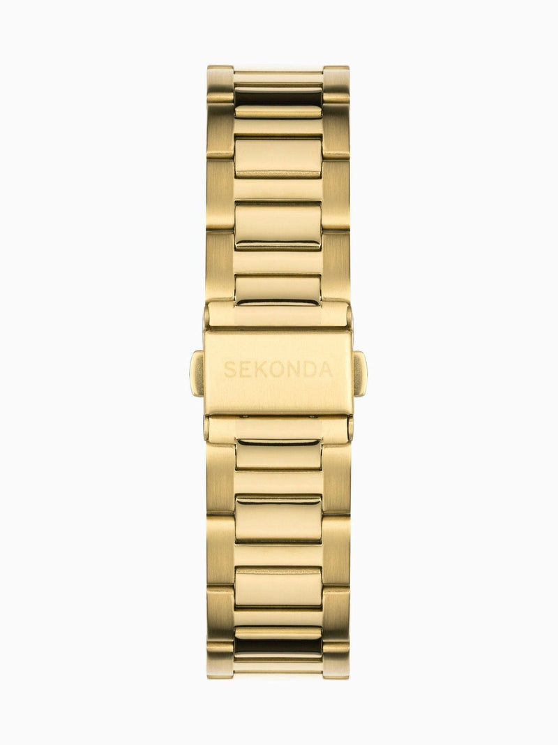Sekonda Gold Circuit 39mm analogue watch (British brand)