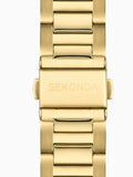 Sekonda Gold Circuit 39mm analogue watch (British brand)