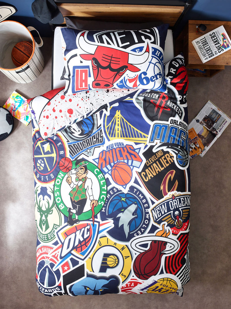 NEXT NBA single duvet cover and pillowcase set, imported from the UK