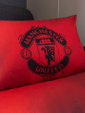 Manchester United red duvet cover and pillowcase set, imported from the UK