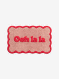 Rockett St George Ooh La La slogan bath mat 50x80cm - British product