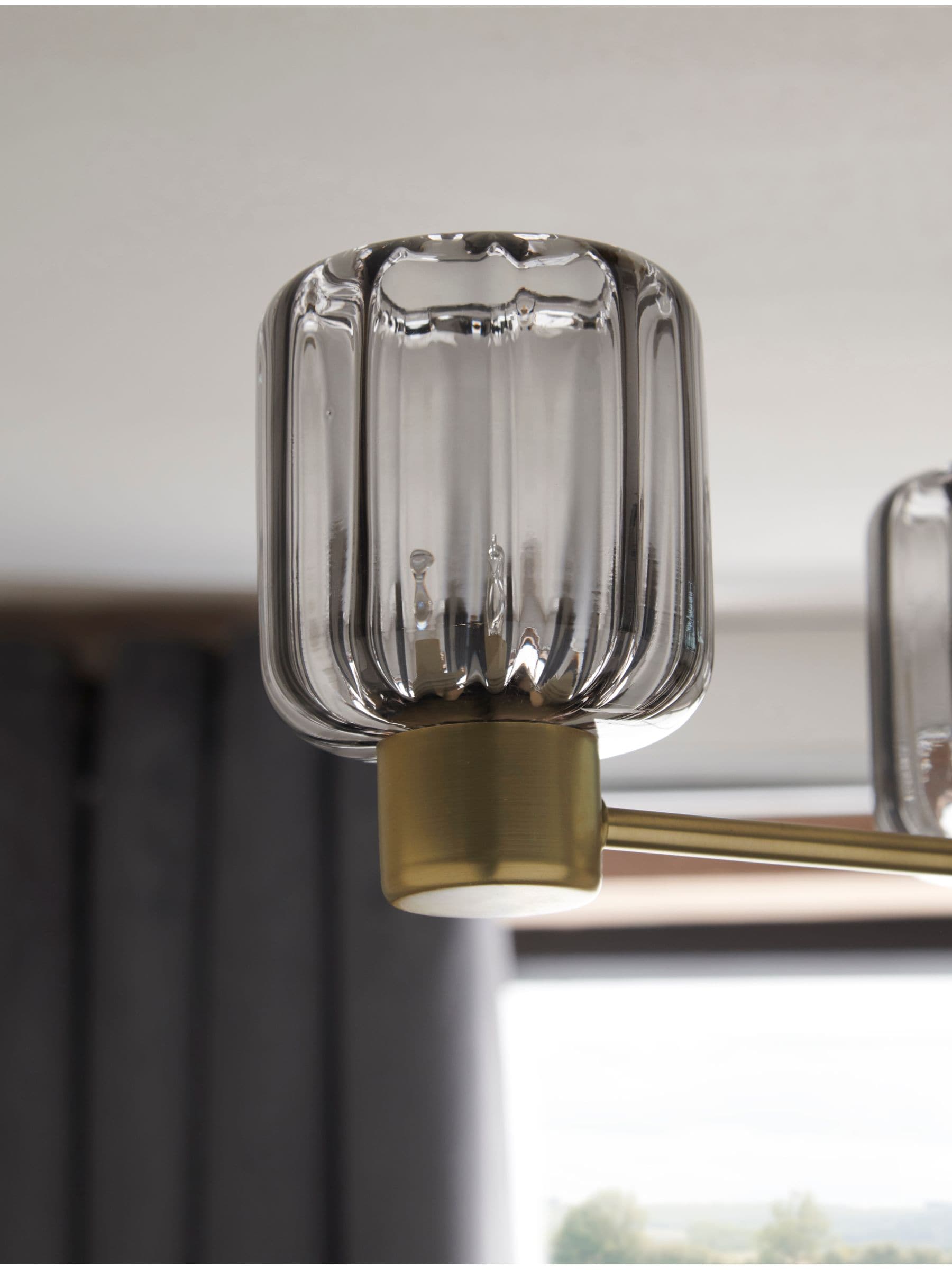 Jensen ceiling light 3 light flush fitting 42cm - British product