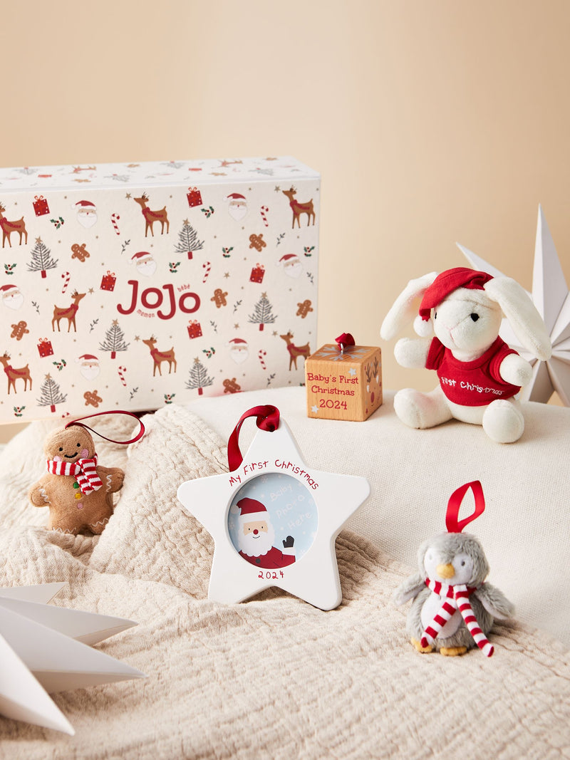زينة شجرة رجل خبز الزنجبيل من JoJo Maman 9.5 × 6.5 سم (علامة تجارية بريطانية)
