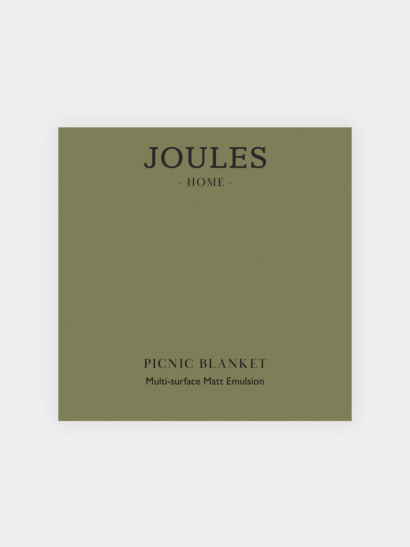 Joules Picnic Blanket Green peel and stick sample - British product