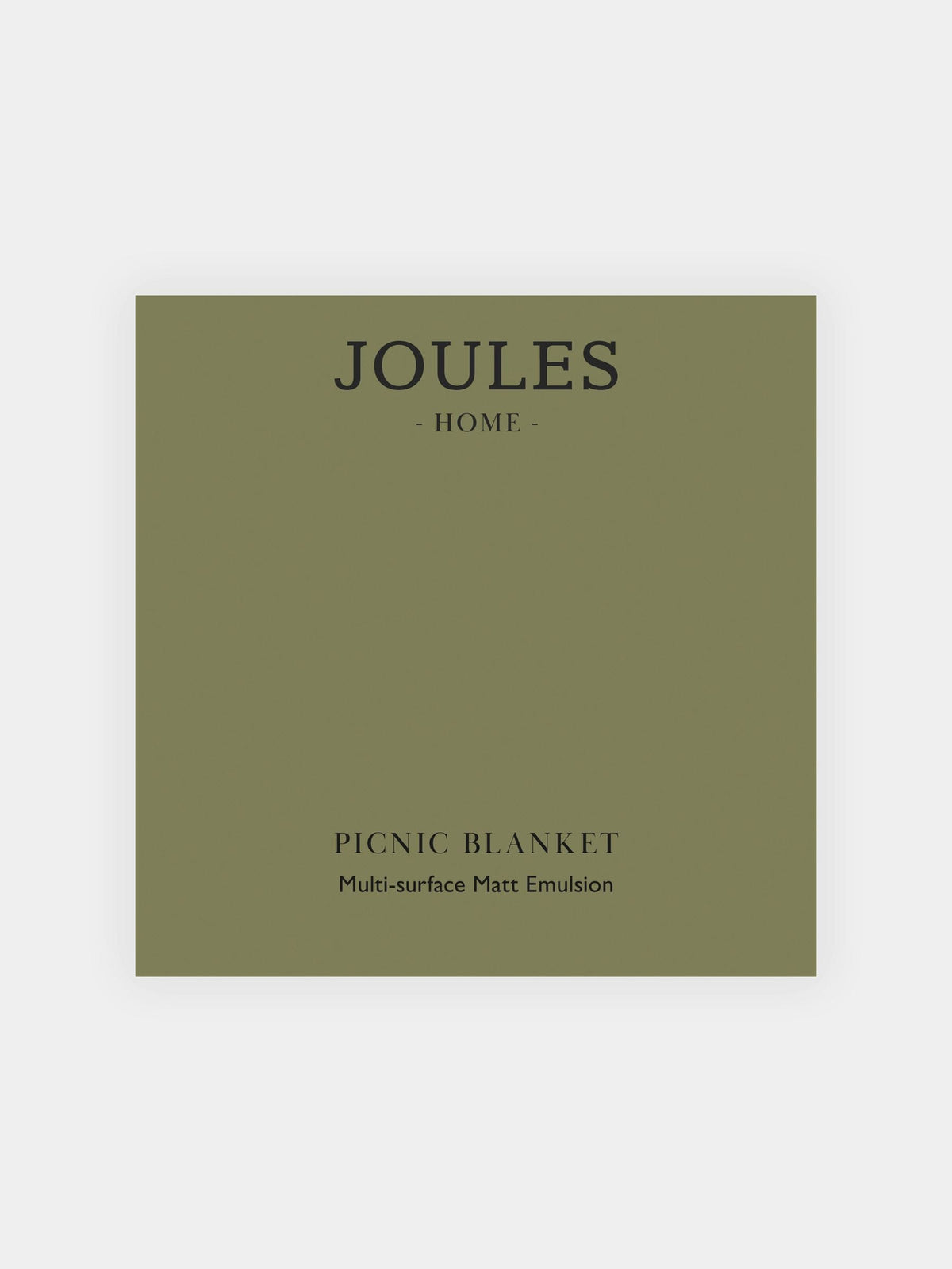 Joules Picnic Blanket Green peel and stick sample - British product