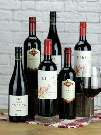 LeBonVin Relaxing Reds Mixed Red Wine Case 6x 750ml