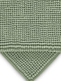 Sage green bobble bath mat 80cm x 50cm, imported from the UK