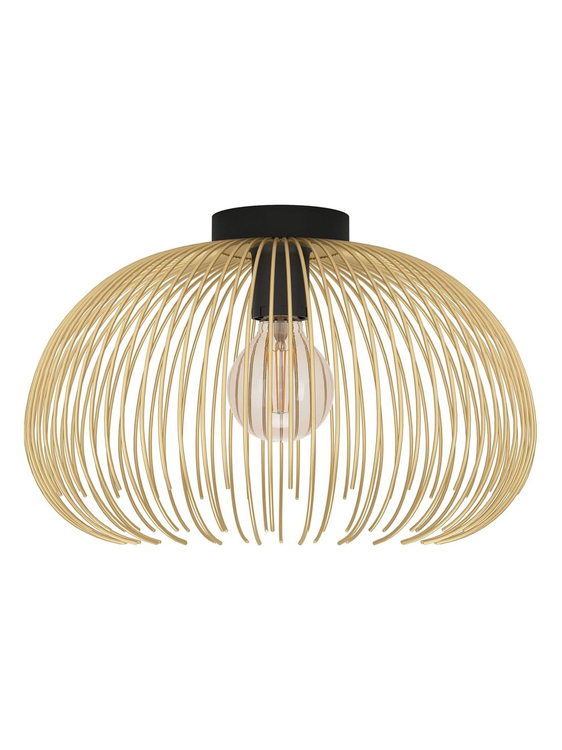 Eglo Gold Venezuela flush mount ceiling light, imported from the UK