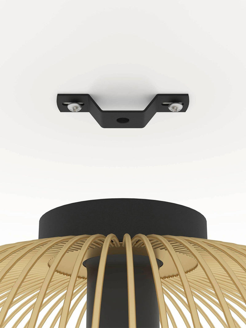 Eglo Gold Venezuela flush mount ceiling light, imported from the UK