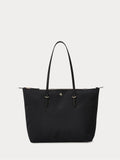 Lauren Ralph Lauren black Keaton nylon medium tote bag - British product