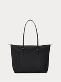 Lauren Ralph Lauren black Keaton nylon medium tote bag - British product
