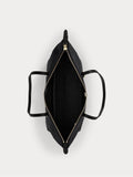 Lauren Ralph Lauren black Keaton nylon medium tote bag - British product