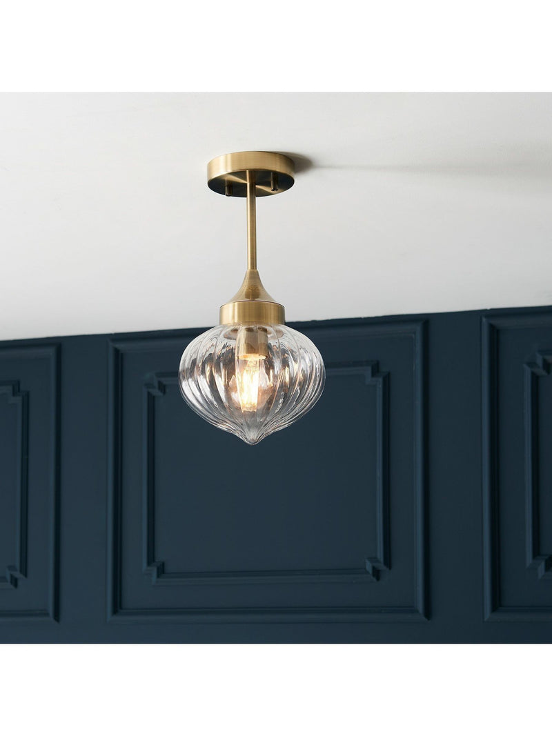 Gallery Home Brass Calgary ceiling light, British brand