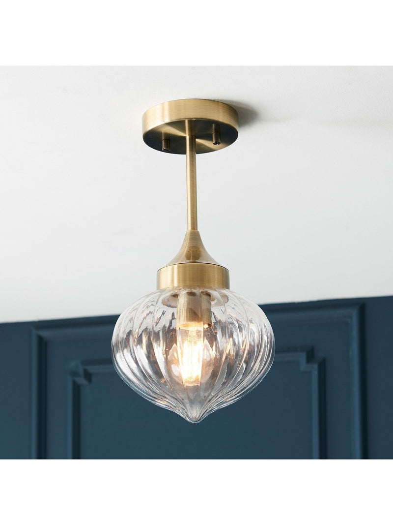Gallery Home Brass Calgary ceiling light, British brand