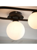 Gallery Home Black Kent bathroom ceiling light - British product