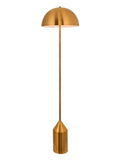 Gallery Home Barrie antique brass floor lamp (British brand)