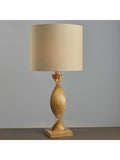 Gallery Home Brooks wooden table lamp with linen shade, UK version