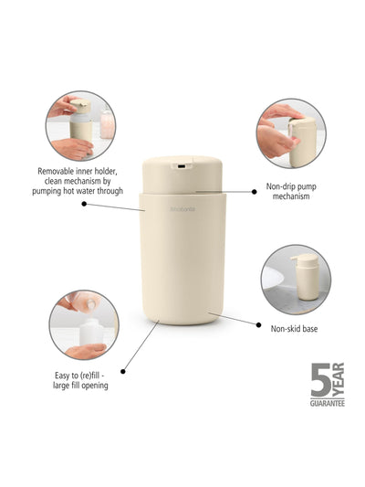 موزع صابون كريمة Brabantia ReNew