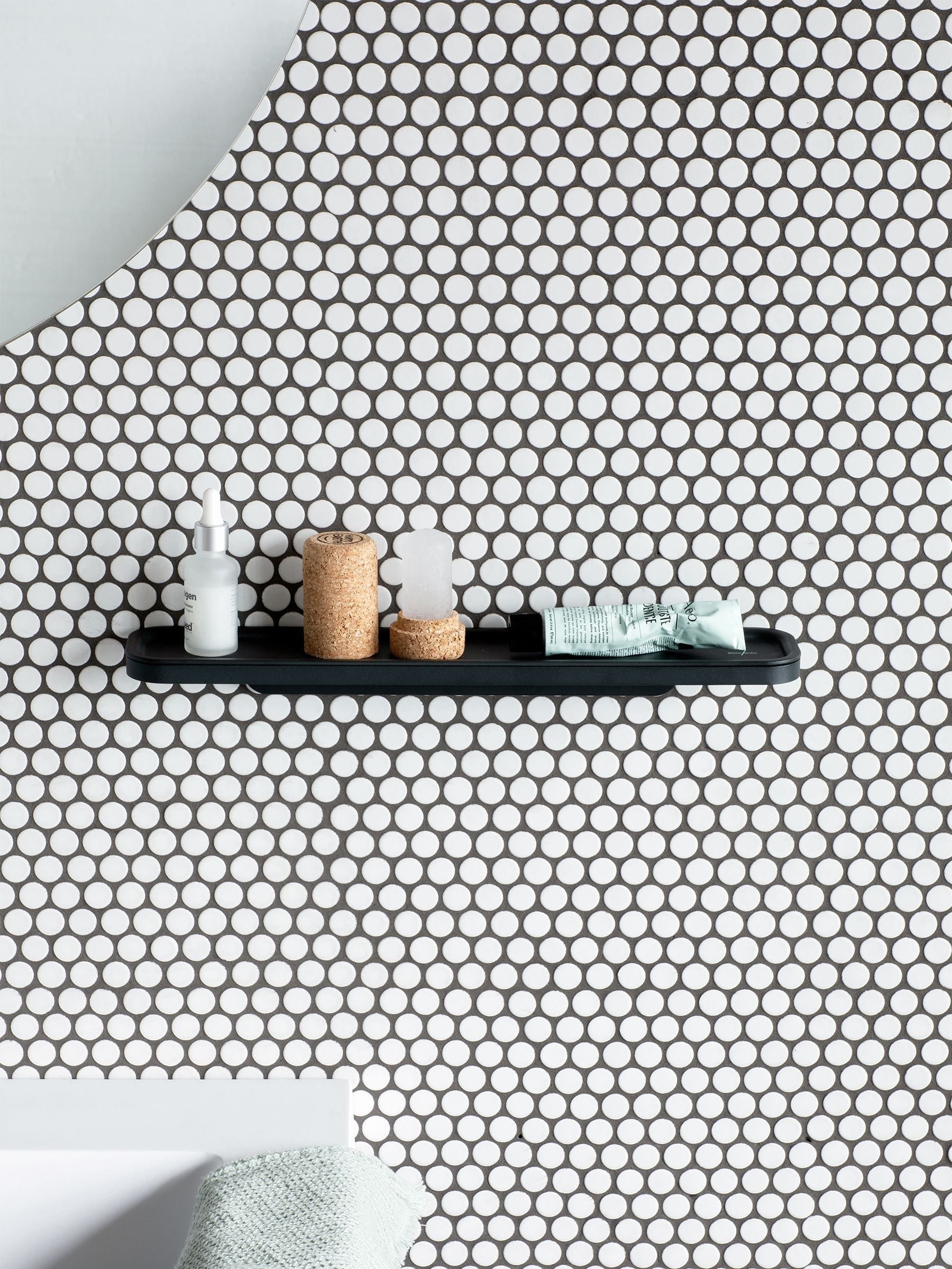 Brabantia MindSet bathroom shelf grey - British product